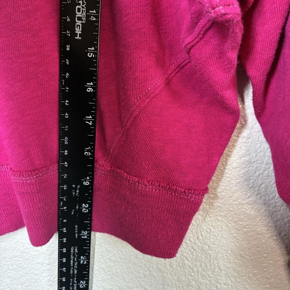 We The Free Shirt Womens XS Pink Floral Embroidered Dolman Sleeve Crop Top - Picture 9 of 16